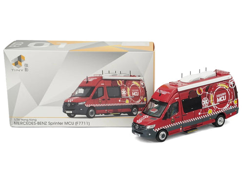 Load image into Gallery viewer, Tiny City Die-cast Model Car - MERCEDES-BENZ Sprinter FL HKFSD MCU (F7711)
