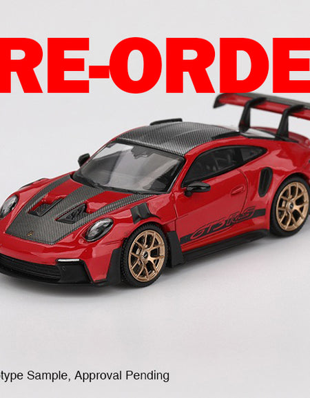 (Pre-order) Mini GT #1060 Porsche 911(992)GT3 RS Weissach Package Guards Red RHD