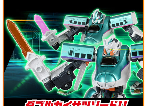 Load image into Gallery viewer, Takara Tomy Shinkansen Transforming Robot SGX05 Shinkalion H5 Hayabusa
