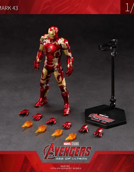 ZD Toys Marvel Avengers 1/10 Iron Man MK43 Action Figure