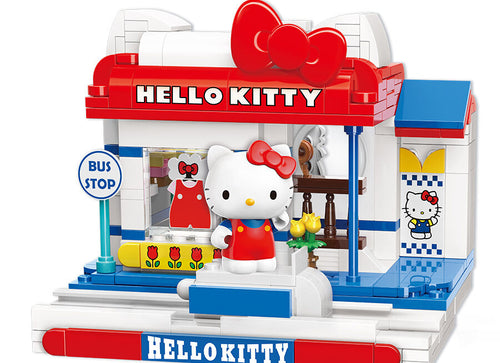 Load image into Gallery viewer, Keeppley Blocks Toy #K20807 : Sanrio Series - Hello Kitty Modern Railway Staion
