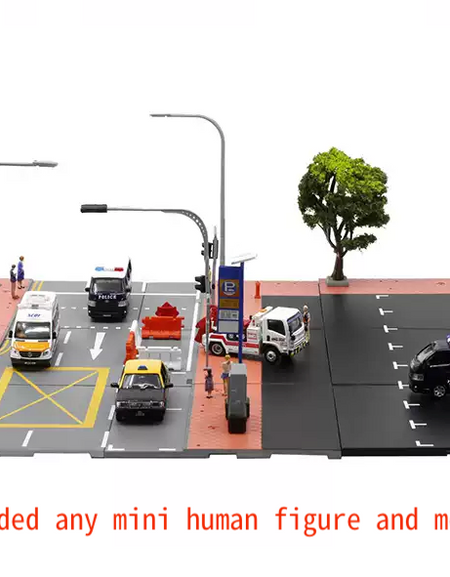 TINY City scale 1:64 Street Diorama Painted Model - S1 Singapore Road Set