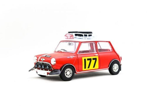 Load image into Gallery viewer, Tiny City 1:18 Diecast Model Car Mini Cooper Rally #177
