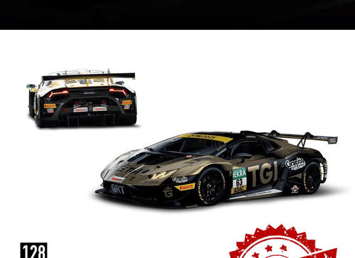 Load image into Gallery viewer, (Pre-order) Trends Hobby 1/64 Diecast Lamborghini Huracan GT3 EVO2 DTM 2025 #63
