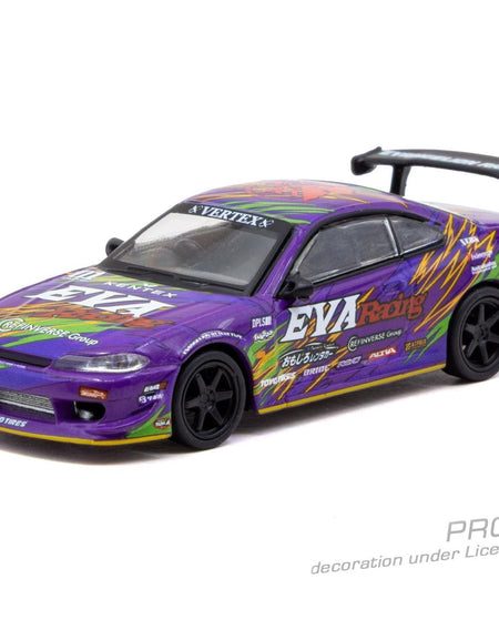 (Pre-order) Tarmac Works 1/64  EVA RT TEST TYPE-01 S15 Diecast Model Car