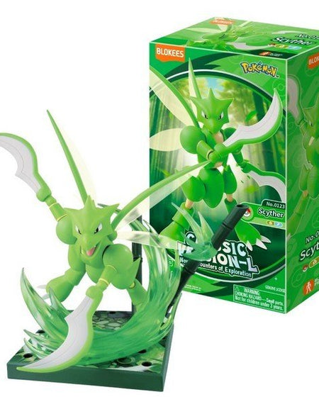 Blokees Pokemon Classic Version-L Scyther Buildable Action Figure Model Kit