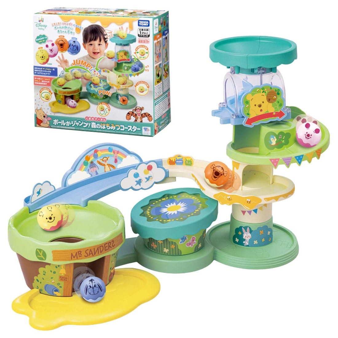 Takara Tomy Disney - The ball jumps! Honey Coaster in the Forest Winnie the Pooh
