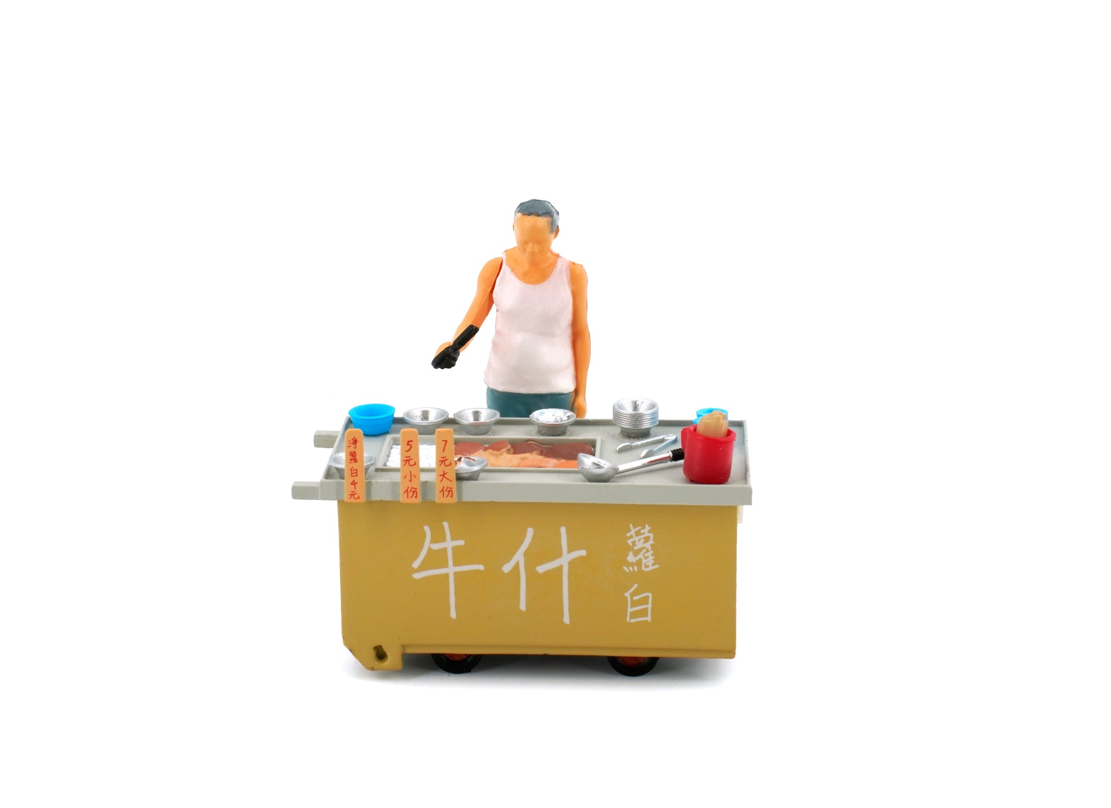 TINY Hong Kong City 1/35 #12 Beef Entrails Cartful Diecast paint Figure