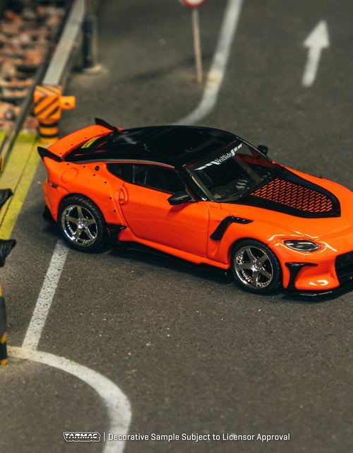 Load image into Gallery viewer, Tarmac Works 1/64 Nissan VeilSide FFZ400 Fairlady Z Orange with Card
