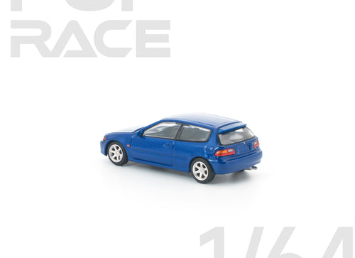 Load image into Gallery viewer, (Pre-order) POPRACE 1/64 HONDA CIVIC (EG6) CAPTIVA BLUE Model Car #PR640475
