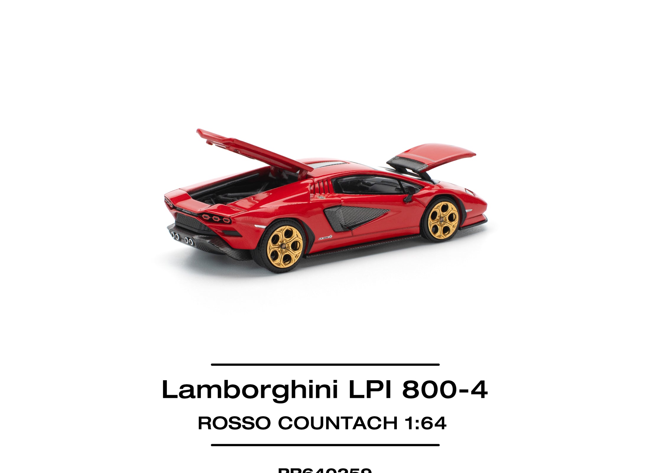 POPRACE 1/64 LAMBORGHINI COUNTACH LPI-800 - ROSSO PR640259