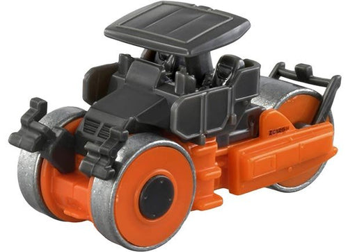 Load image into Gallery viewer, Takara Tomy Tomica Die-cast Car - 1/80 No.077 Hitachi Macadam Roller ZC125M-5

