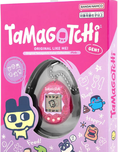 Bandai Tamagotchi The ORIGINAL LIKE ME! GEN1 COLOR COLLECTION PINK