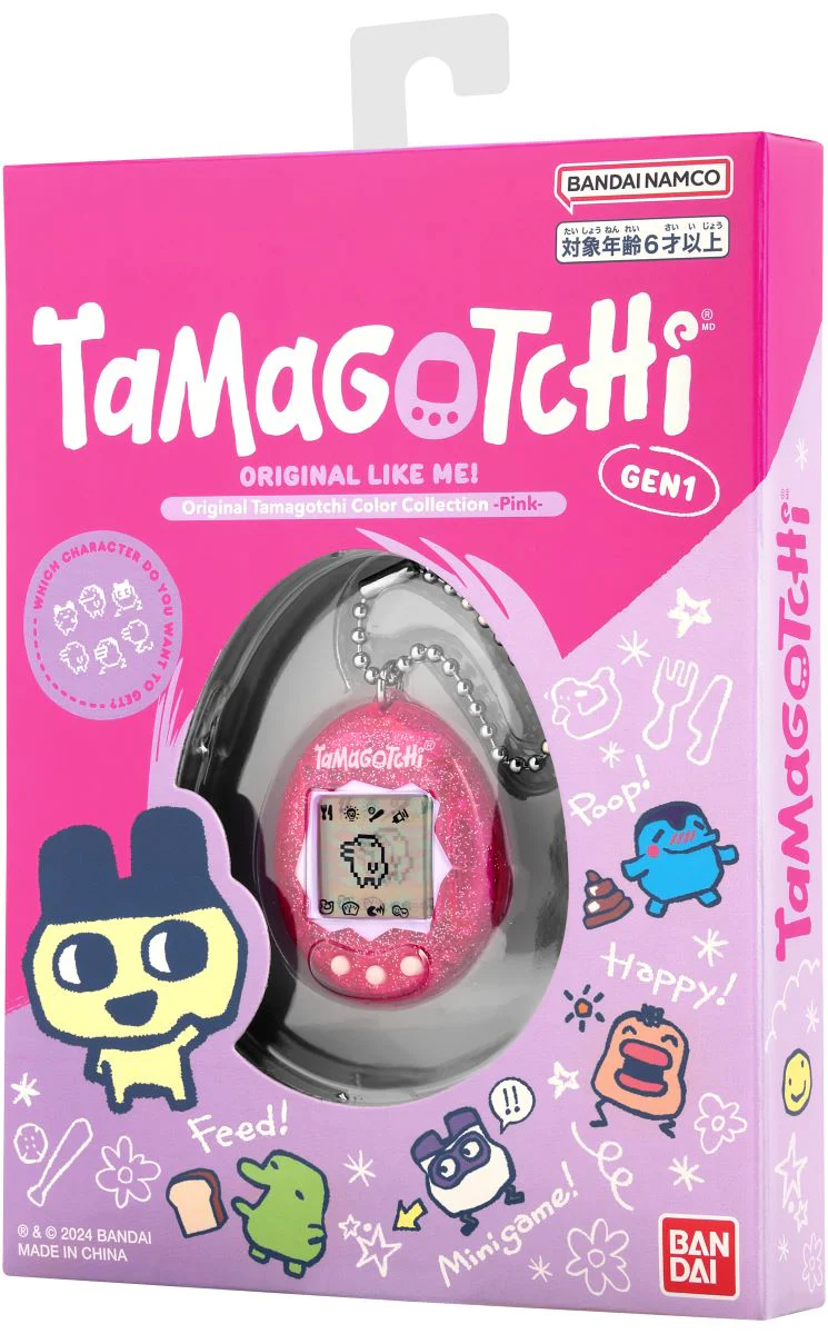 Bandai Tamagotchi The ORIGINAL LIKE ME! GEN1 COLOR COLLECTION PINK