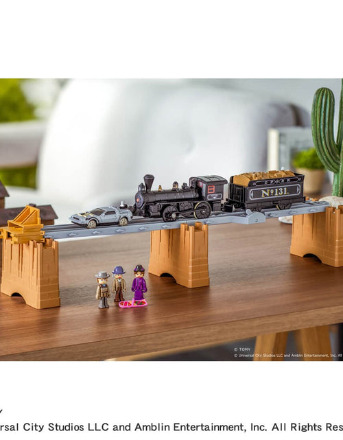 Load image into Gallery viewer, Takara Tomy Plarail Back to the Future Pt3 Steam Locomotive No.131 Time Machine
