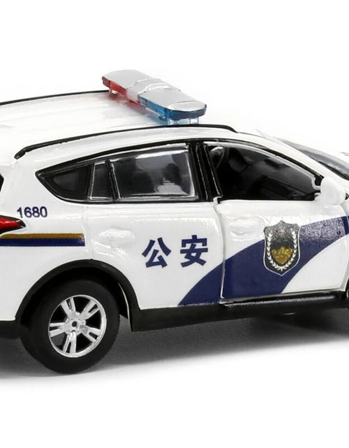 Load image into Gallery viewer, Tiny City CN6 Die-cast 1/64 Model Car - Toyota Rav4 Beijing Police (White)
