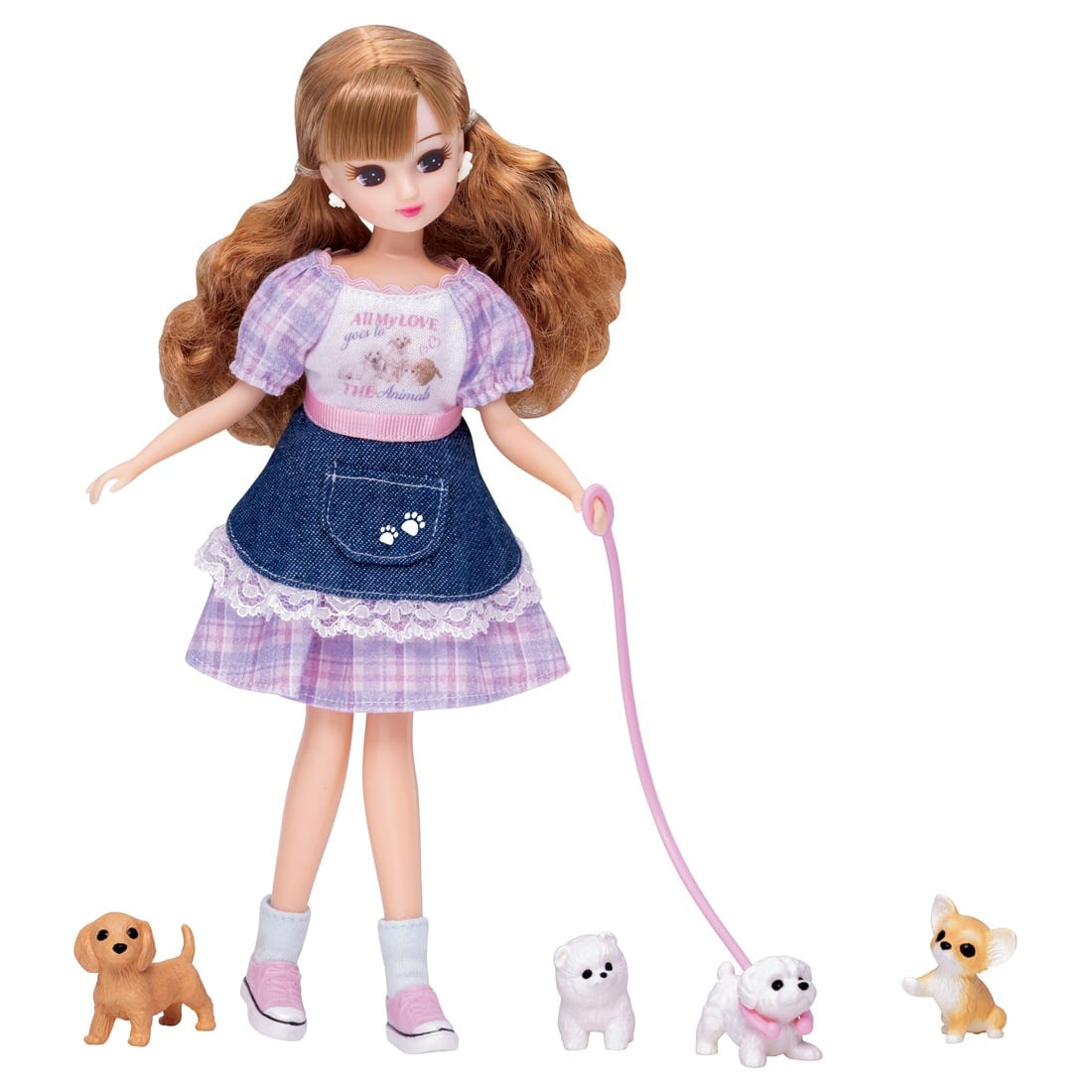 Takara Tomy Licca-Chan Dog and Cat Pet Share House DX Playset for Dolls