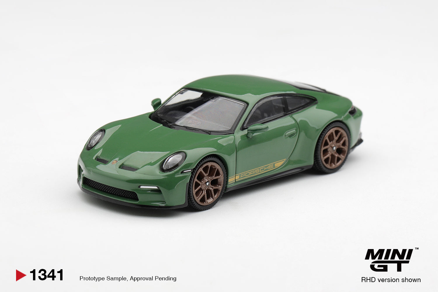 (Pre-order) Mini GT #1341 Porsche 911 (992) GT3 Touring Auratium Green RHD
