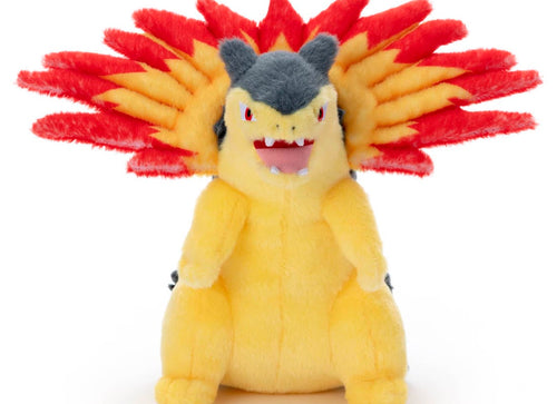Load image into Gallery viewer, Takara Tomy Pokemon Soft Plush Toy - Basic Typhlosion 22cm
