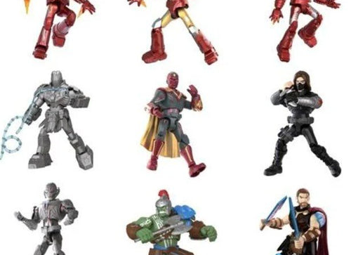 Load image into Gallery viewer, Blokees Marvel Infinity Saga Galaxy Version 4 Blind Box Model Kit Full set of 9
