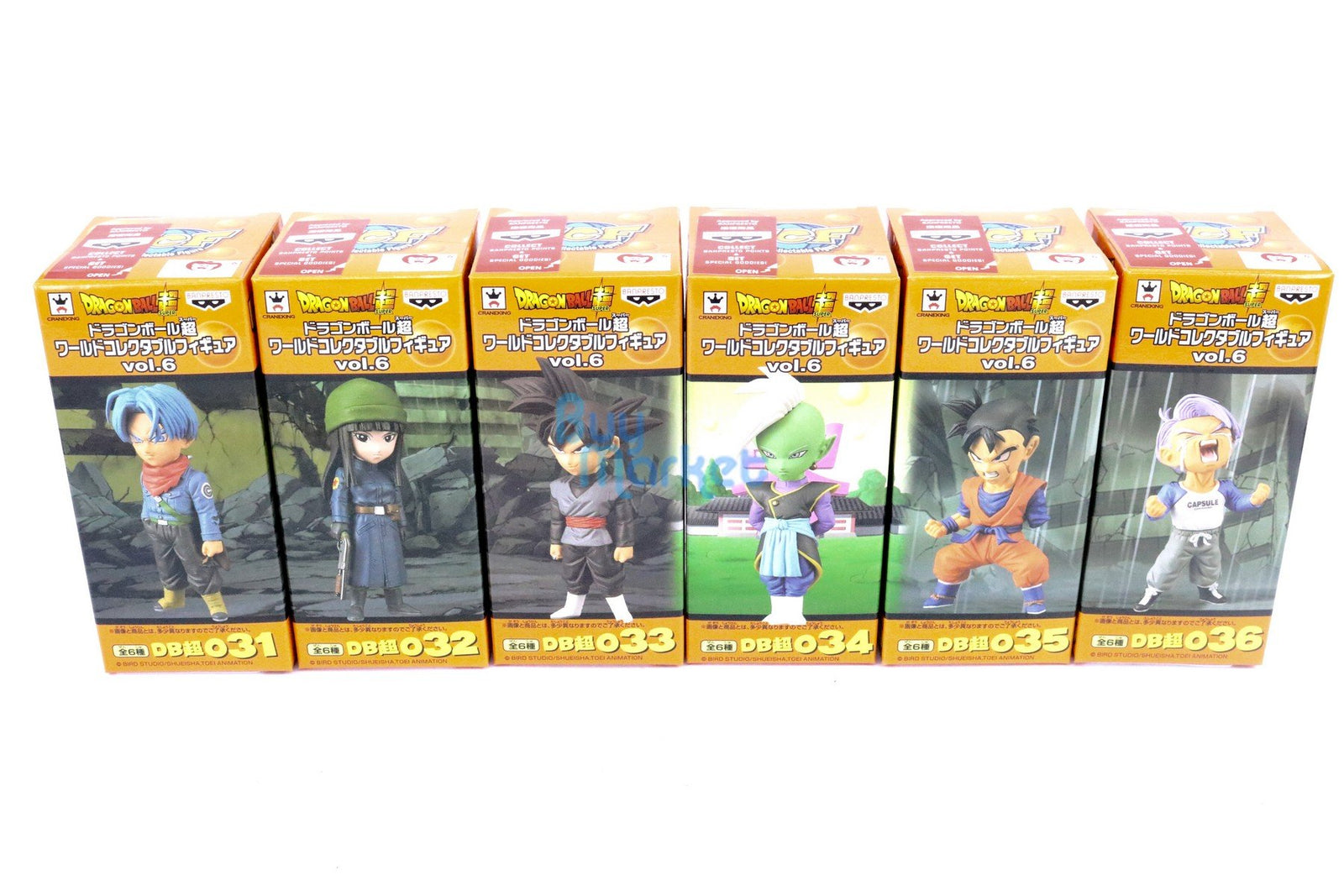 Banpresto DragonBall Super Z WCF World Collection Figure Vol.6 Set of 6 Japan