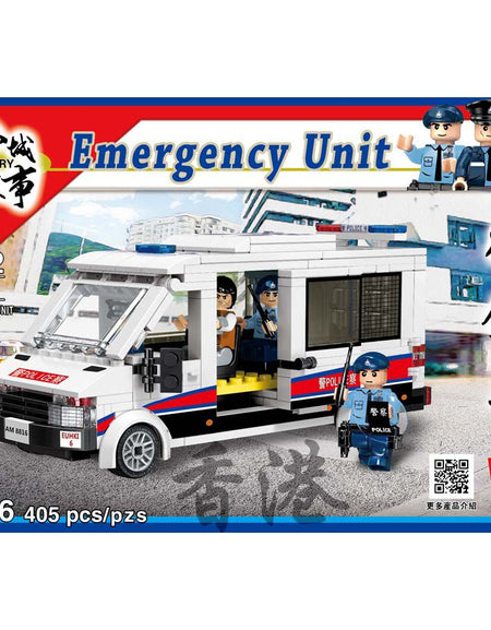 Royal Toys Building Blocks City Story Bricks RT06: Hong Kong Emergency Unit (405 Pcs/Pzs)