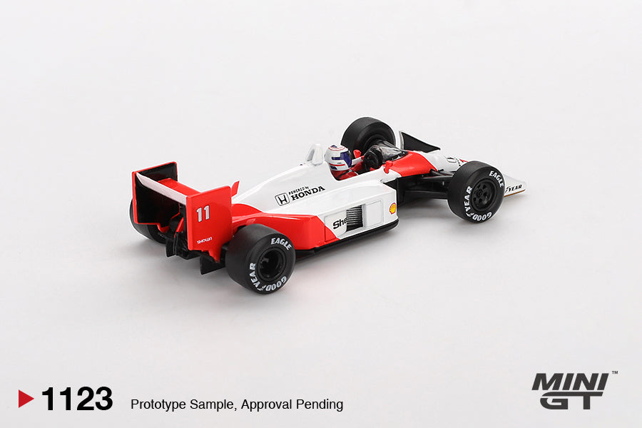 (Pre-order) MINI GT #1123 McLaren MP4/4 #11 Alain Prost 1988 Japanese Grand Prix