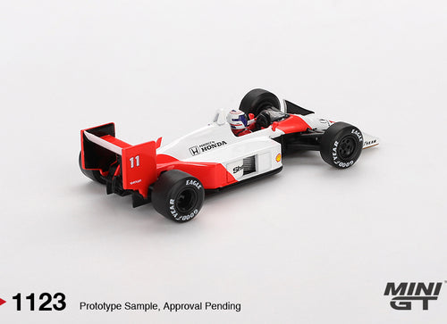 Load image into Gallery viewer, (Pre-order) MINI GT #1123 McLaren MP4/4 #11 Alain Prost 1988 Japanese Grand Prix
