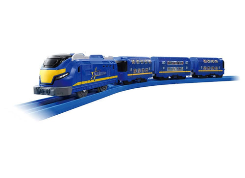 Load image into Gallery viewer, Takara Tomy Plarail S-46 Plarail Railway Blue Distance Sleeper Express Train
