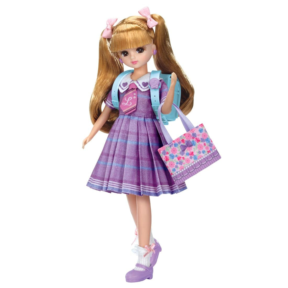 Takara Tomy Licca-chan Doll LD-08 Wakuwaku First Grader School Uniform Set Toy