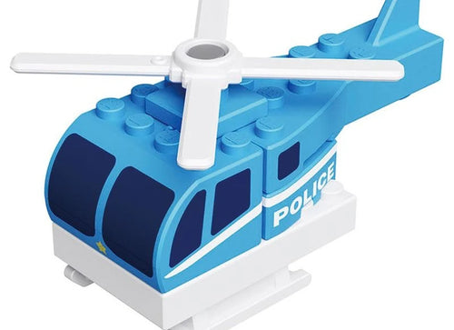 Load image into Gallery viewer, Takara Tomy Tomica Plarail Blocks Fire Patrol Set
