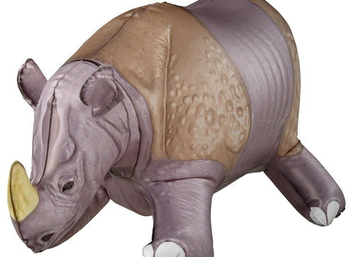 Load image into Gallery viewer, Takara Tomy Adventure Ania Kingdom Air Figure Cyrus (Great Indian Rhinoceros)
