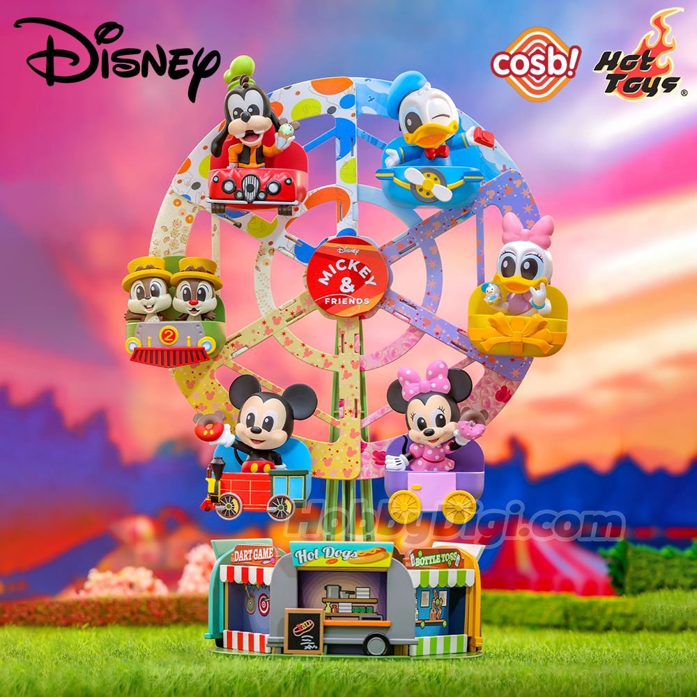 Hot Toys Disney Mickey & Friends Ferris Wheel Cosbi Collection Full Set of 6