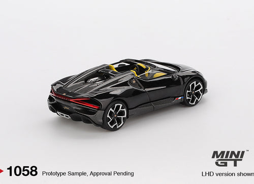 Load image into Gallery viewer, Mini GT #1058 Bugatti W16 Mistral Black Diecast Model Car
