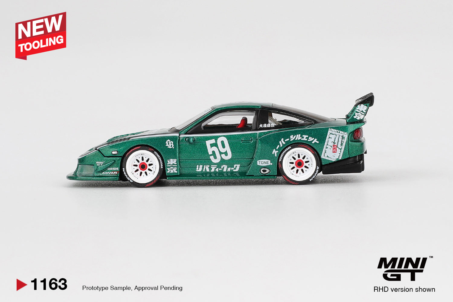 (Pre-order) MINI GT #1163 Nissan LB-Super Silhouette 180SX 2026 TAS Model Car