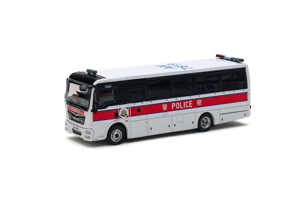 Tiny City Die-cast Model Car - HKP07 1/76 MAN TGL Hong Kong Police (AM7819)