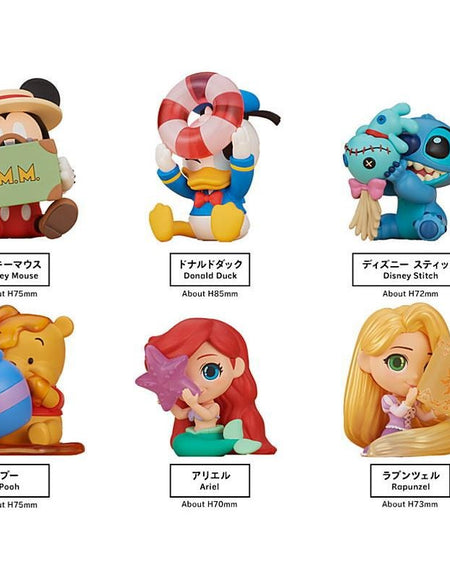 Takara Tomy Arts PERIHAPI! Hide & Seek Kakurenbo Disney Characters (Set of 6)