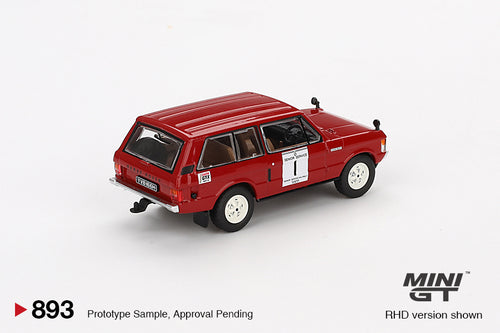 Load image into Gallery viewer, Mini GT #893 Range Rover 1971 International Hillrally Winner Model
