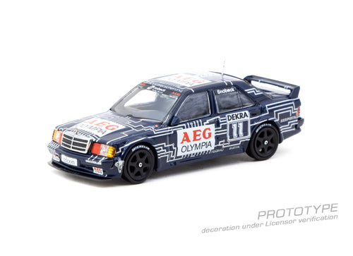Load image into Gallery viewer, Tarmac Works 1/64 Mercedes-Benz 190 E 2.5-16 EVO 1 DTM 1989 Dany
