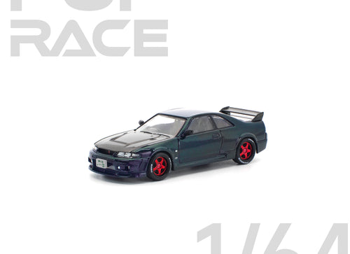 Load image into Gallery viewer, (Pre-order) POPRACE 1/64 SKYLINE GT-R R33 GHOST CHAMELEON Diecast Model Car
