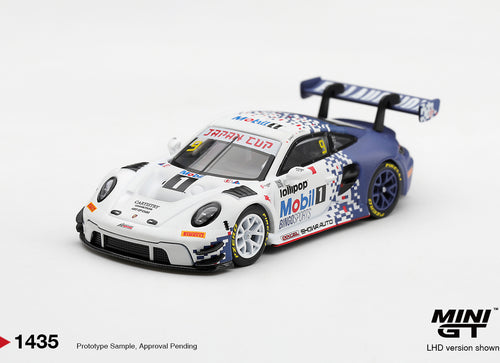 Load image into Gallery viewer, (Pre-order) Mini GT #1435 Porsche 911 GT3 R (992) #9 Bingo Racing with LM Corsa
