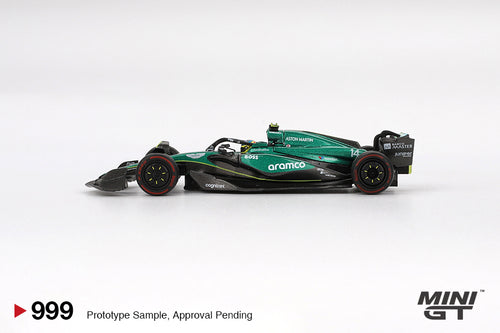 Load image into Gallery viewer, Mini GT 1/64 #999 Aston Martin AMR24 #14 Fernando Alonso 2024 F1 2024 Bah
