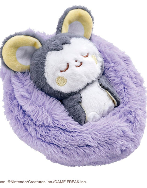Load image into Gallery viewer, Takara Tomy PokePiece Sleeping Fruit Plush Toy Emolga 15cm
