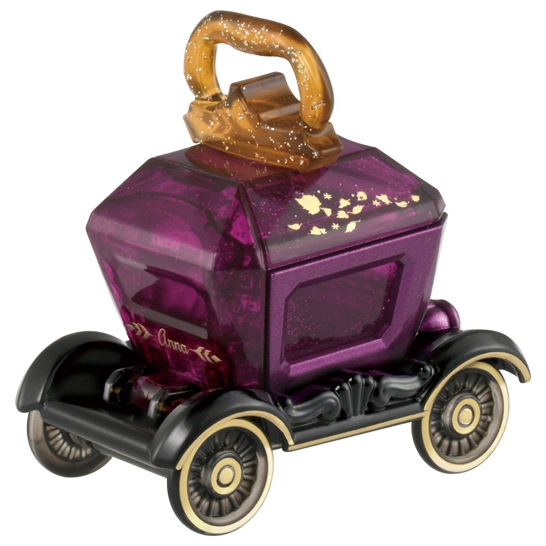 Takara Tomy Disney Motors Jewelryway Vanity Carat Snow Princess Ana Diecast Car