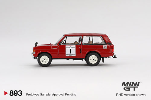 Load image into Gallery viewer, Mini GT #893 Range Rover 1971 International Hillrally Winner Model
