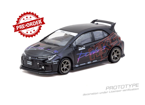Load image into Gallery viewer, (Pre-order) Tarmac Works 1/64 Toyota GR Corolla HKS Diecast Model Car
