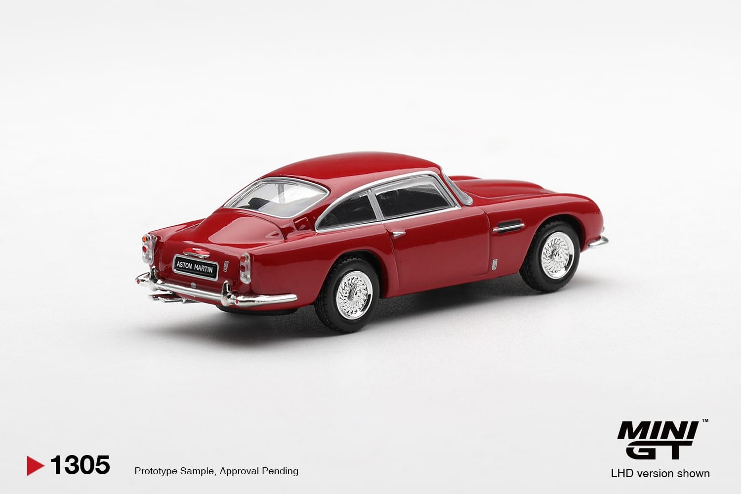 (Pre-order) Mini GT #1305 Aston Martin DB5 Fiesta Red RHD Diecast Model Car