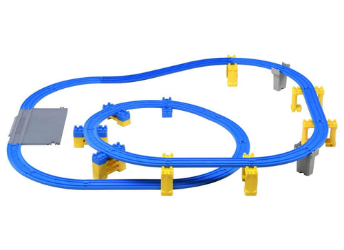 Load image into Gallery viewer, Takara Tomy Plarail Train Accessory - Solid Going Up and Down Rail Kit  (step2)
