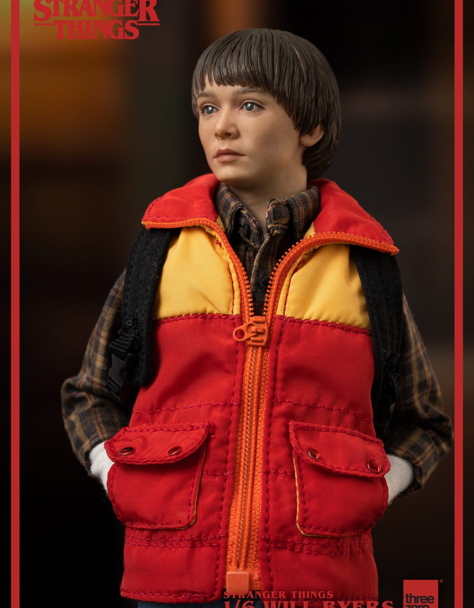 Threezero Stranger Things 1/6 Will Byers Action Figure Set with accessories