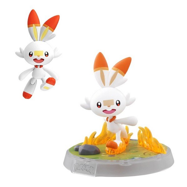 Blokees Pokemon Classic Version-S Scorbunny Buildable Action Figure Model Kit